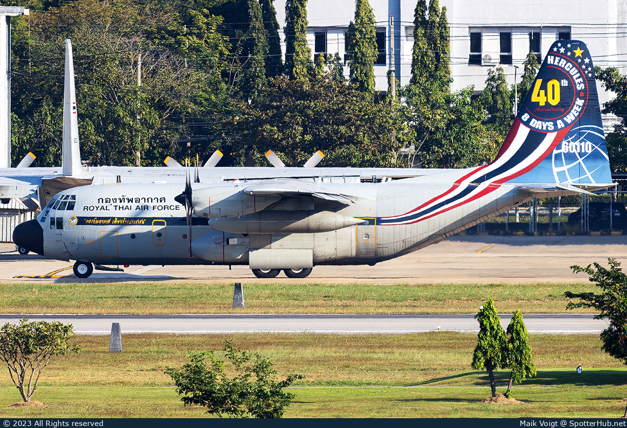 Photo of 60110 - Lockheed C-130H Hercules operated by Royal Thai Air Force