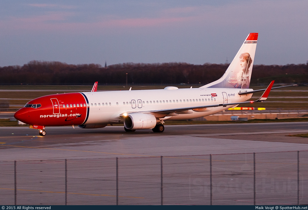 Photo of EI-FHT - Boeing 737-8JP operated by Norwegian Air International