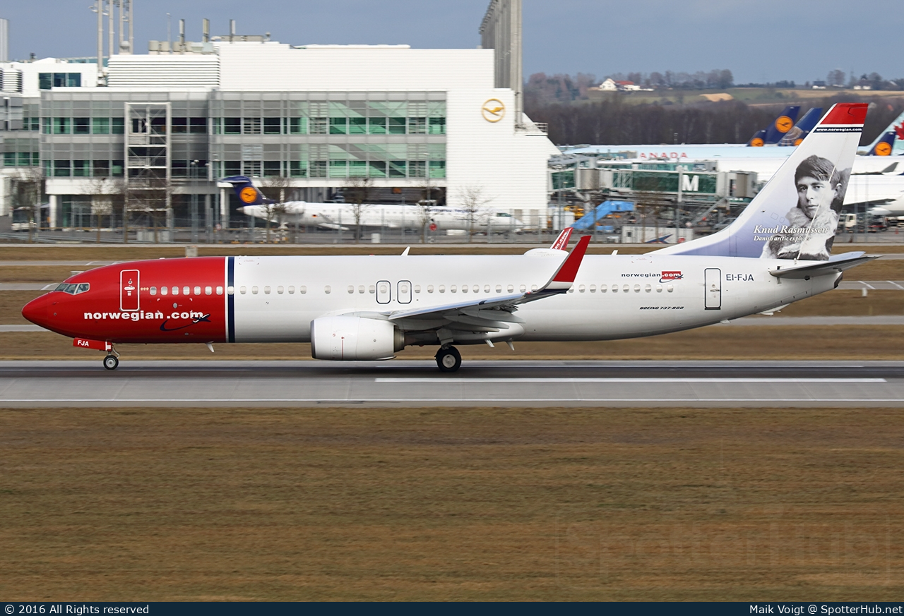 Photo of EI-FJA - Boeing 737-8JP operated by Norwegian Air International