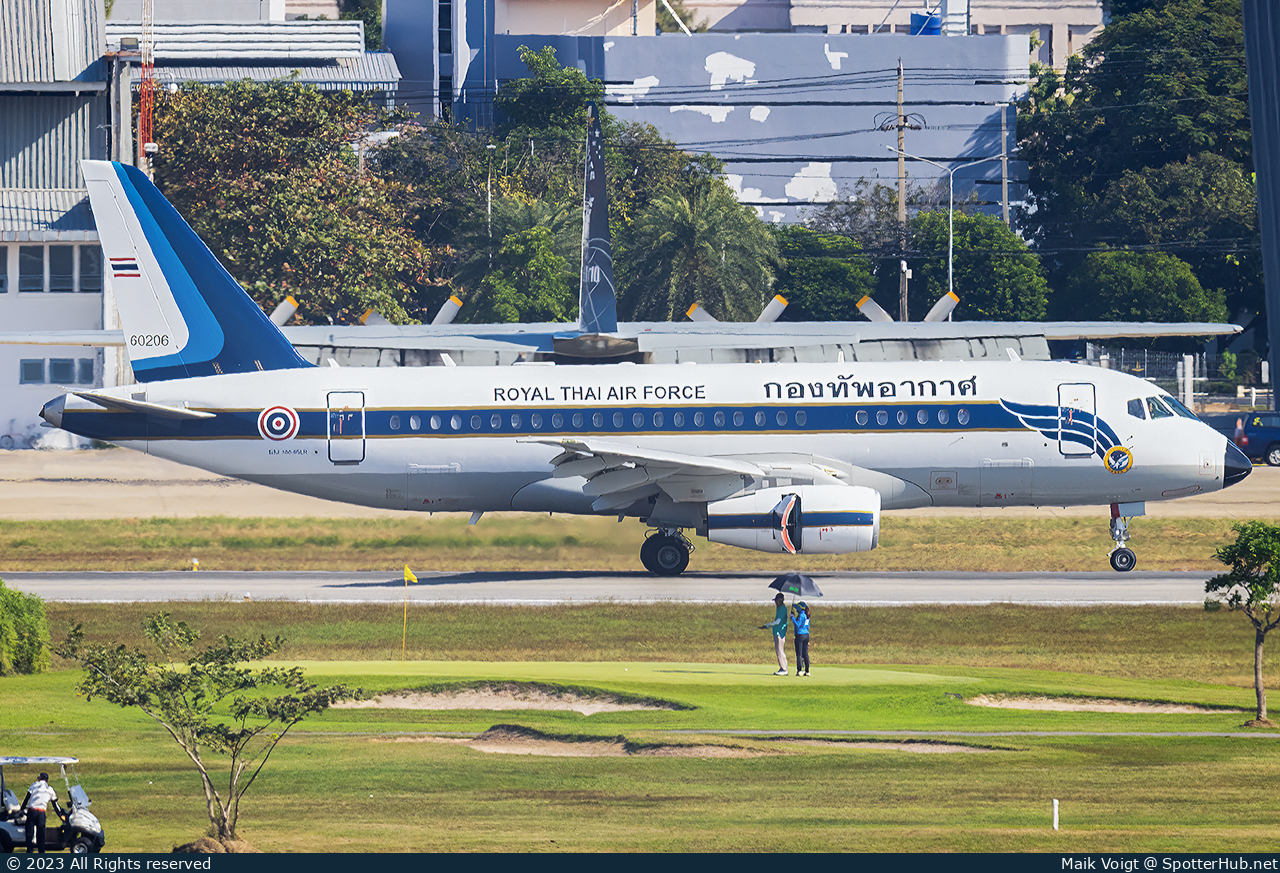 Photo of 60206 - Sukhoi Superjet 100-95LR operated by Royal Thai Air Force