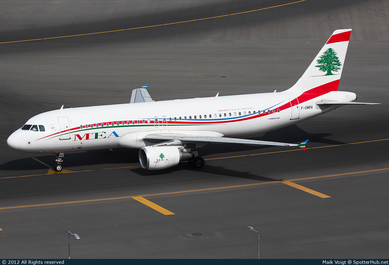 Photo of F-OMRA - Airbus A320-214 operated by MEA Middle East Airlines