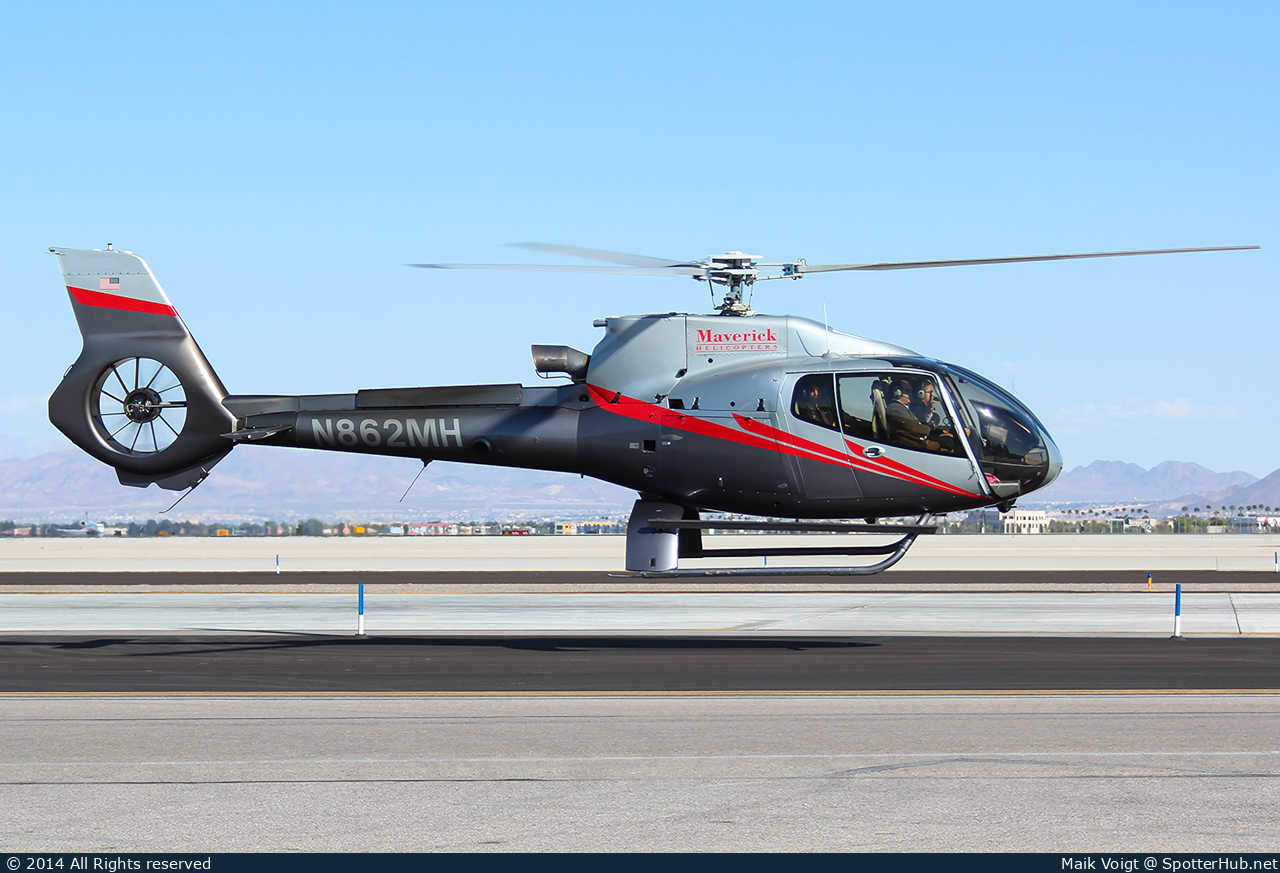 Photo of N862MH - Eurocopter EC130 B4 operated by Maverick Helicopters