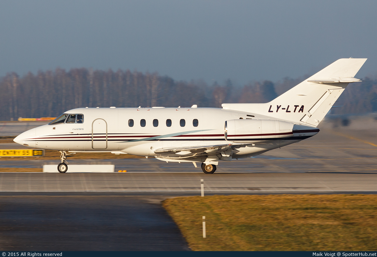 Photo of LY-LTA - Hawker Beechcraft 800XP operated by Charter Jets
