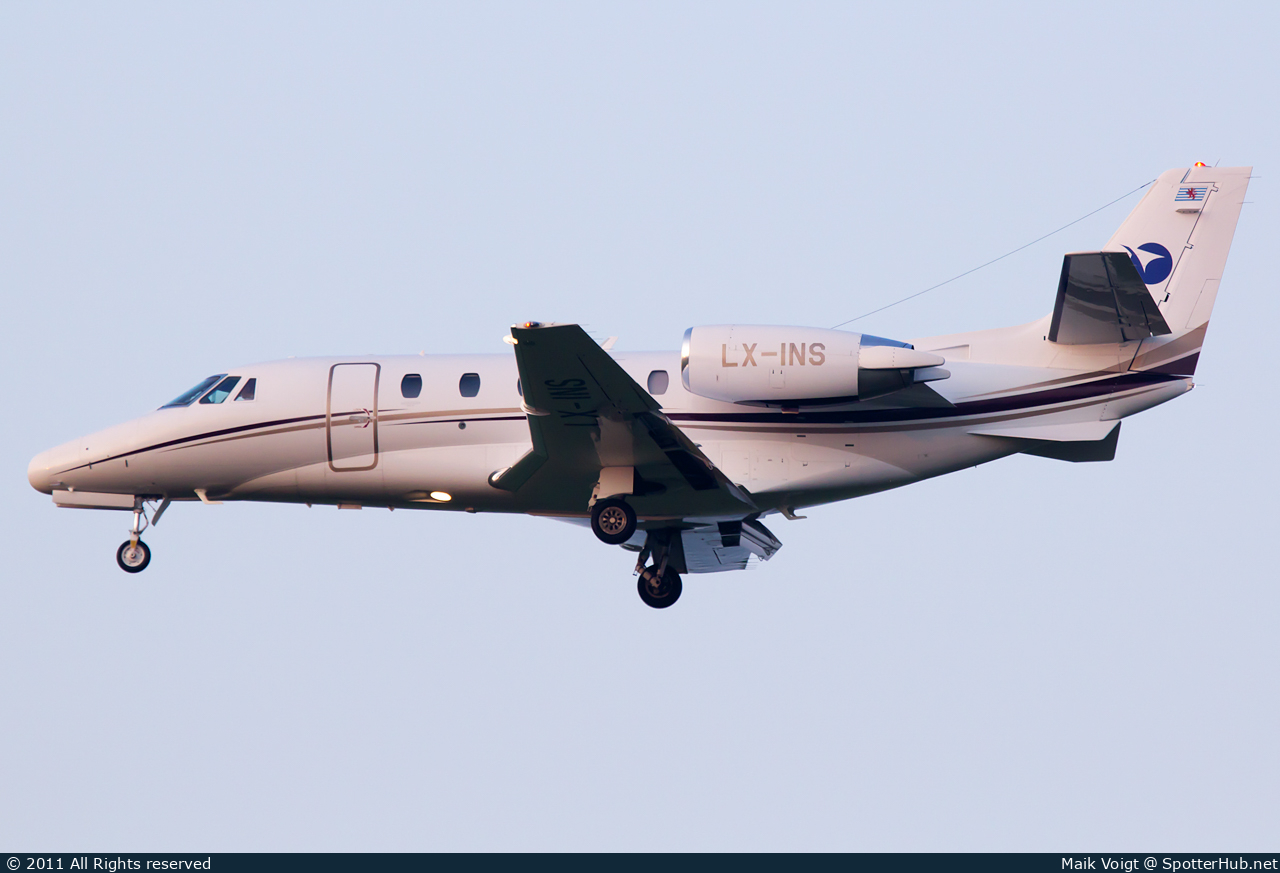 Photo of LX-INS - Cessna 560XL Citation XLS operated by Luxaviation