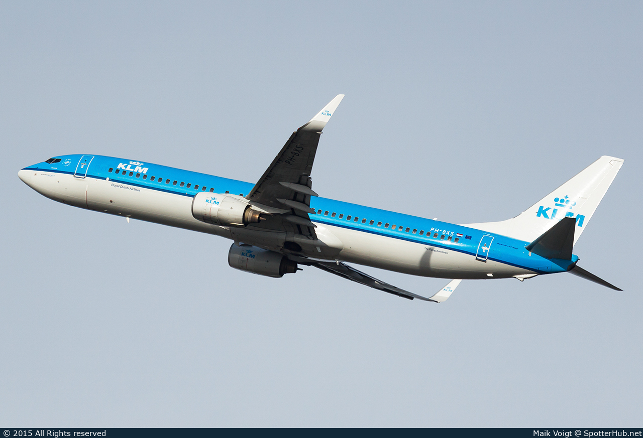 Photo of PH-BXS - Boeing 737-9K2 operated by KLM Royal Dutch Airlines