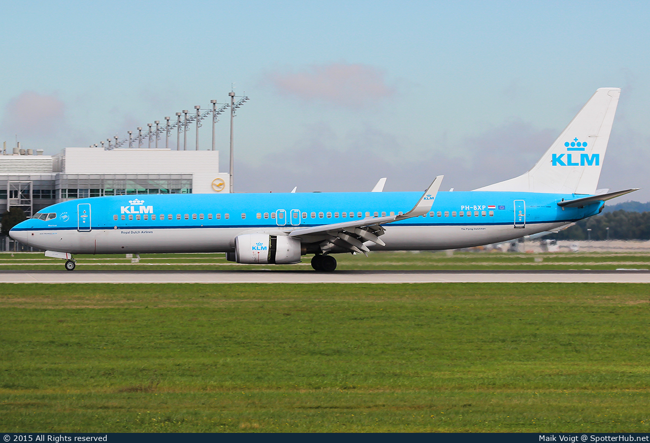 Photo of PH-BXP - Boeing 737-9K2 operated by KLM Royal Dutch Airlines