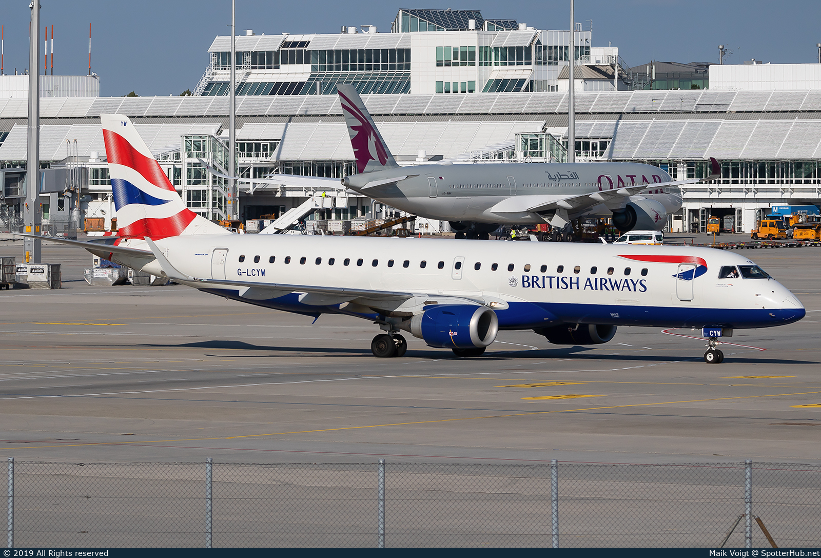 Photo of G-LCYW - Embraer ERJ-190SR operated by BA CityFlyer