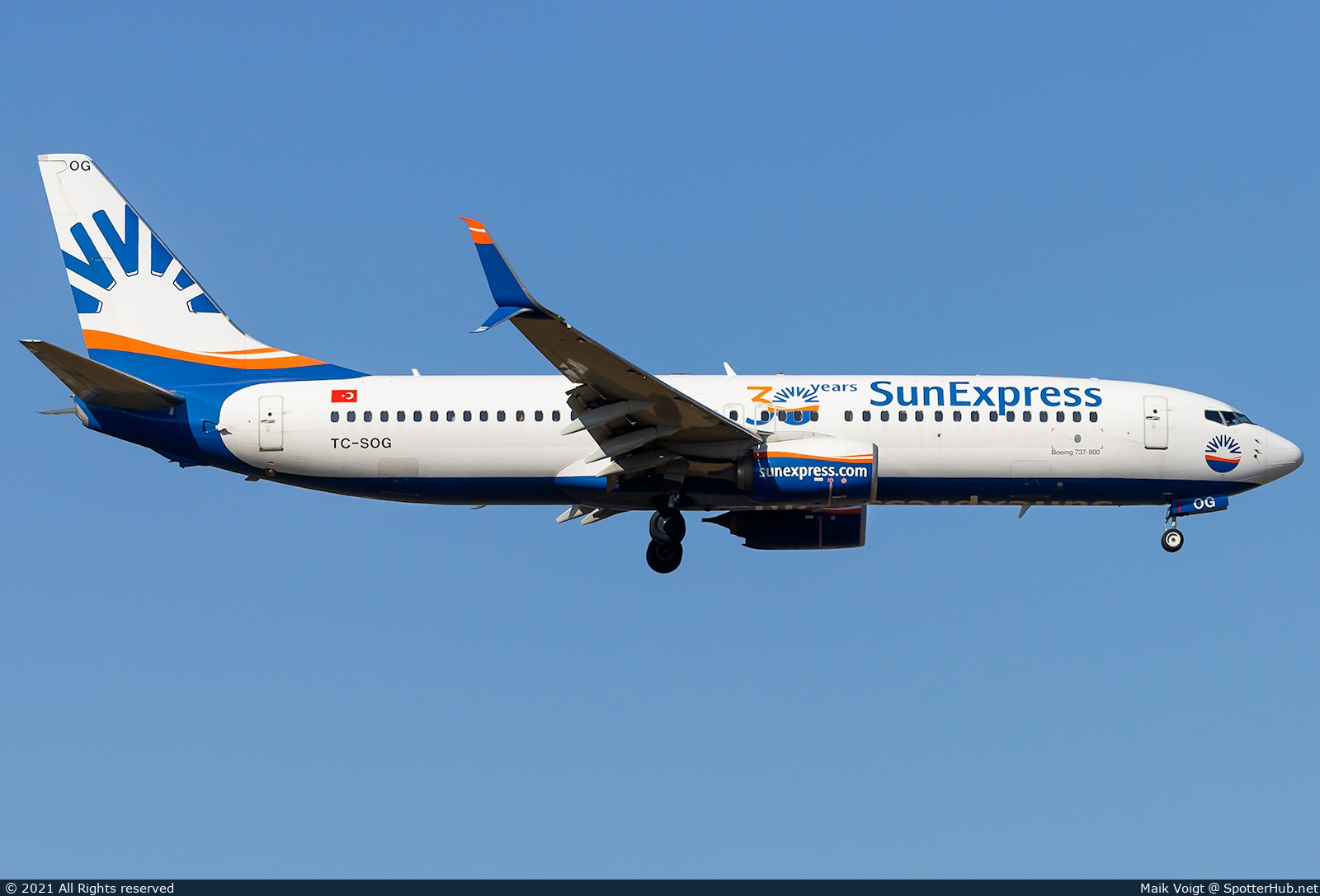 Photo of TC-SOG - Boeing 737-8HC operated by SunExpress