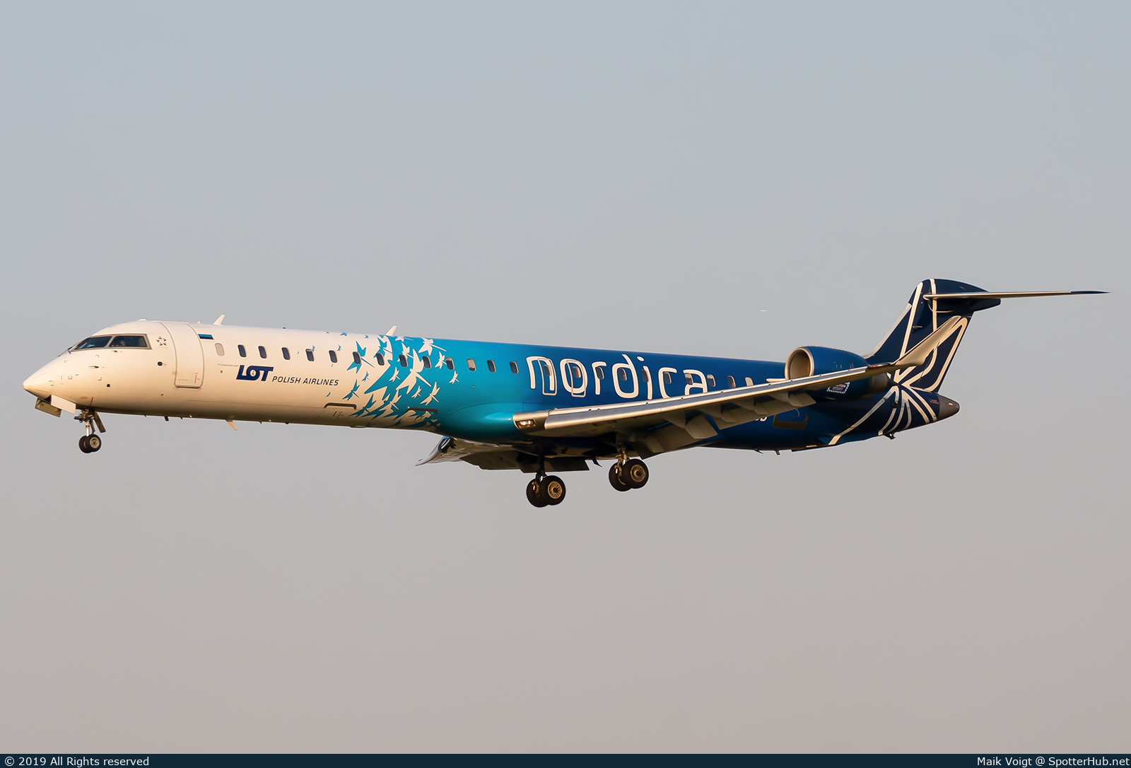 Photo of ES-ACD - Bombardier CRJ-900ER operated by LOT Polish Airlines (opb Nordica)