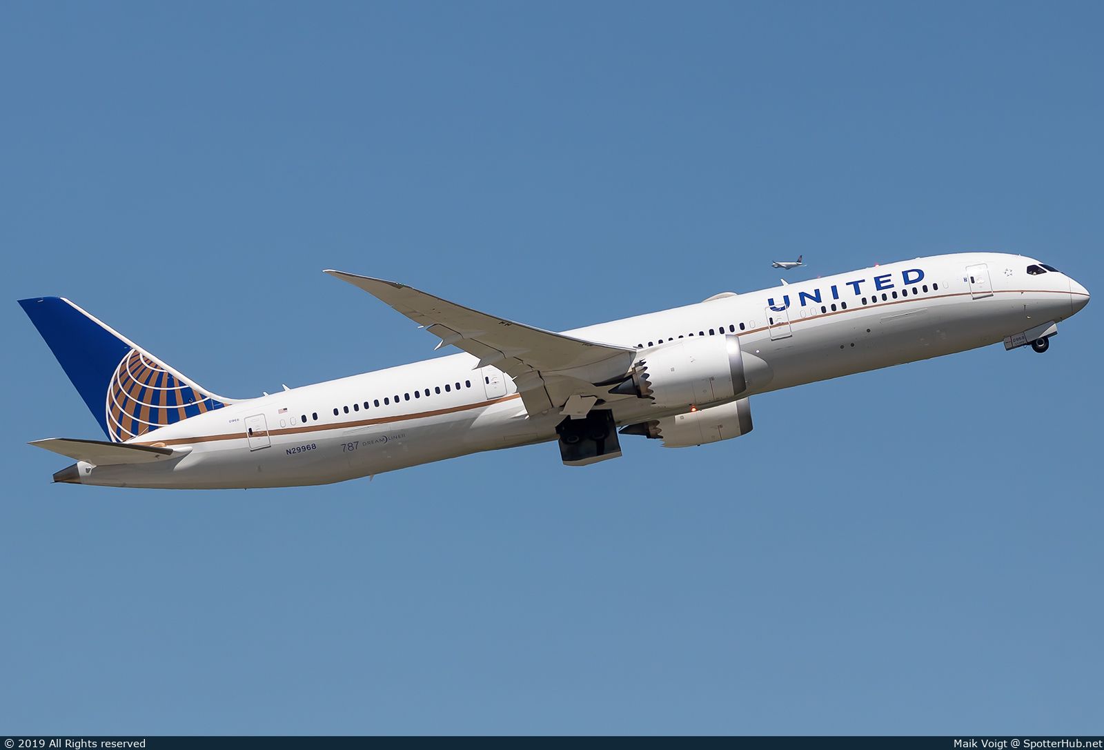 Photo of N29968 - Boeing 787-9 Dreamliner operated by United Airlines
