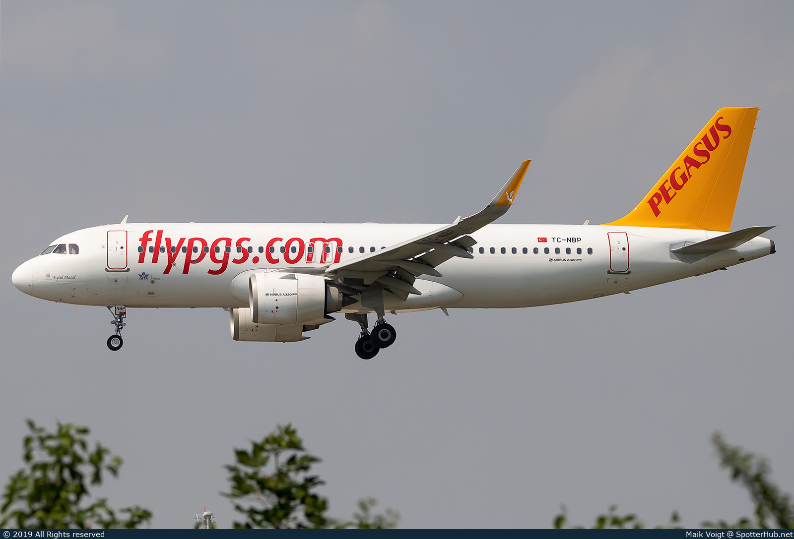 Photo of TC-NBP - Airbus A320-251N operated by Pegasus Airlines