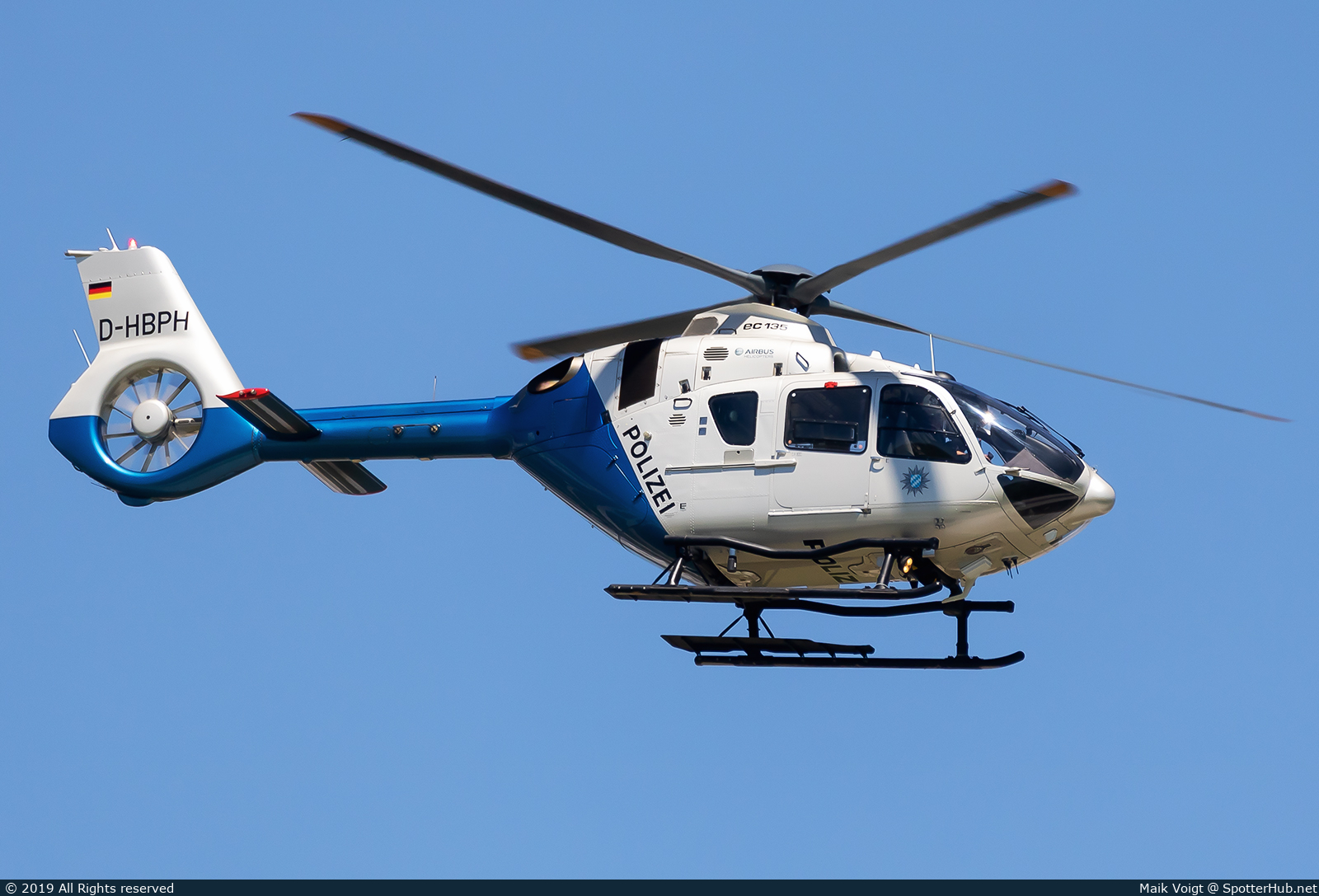 Photo of D-HBPH - Eurocopter EC135 P3 operated by German Police - Hubschrauberstaffel Bayern