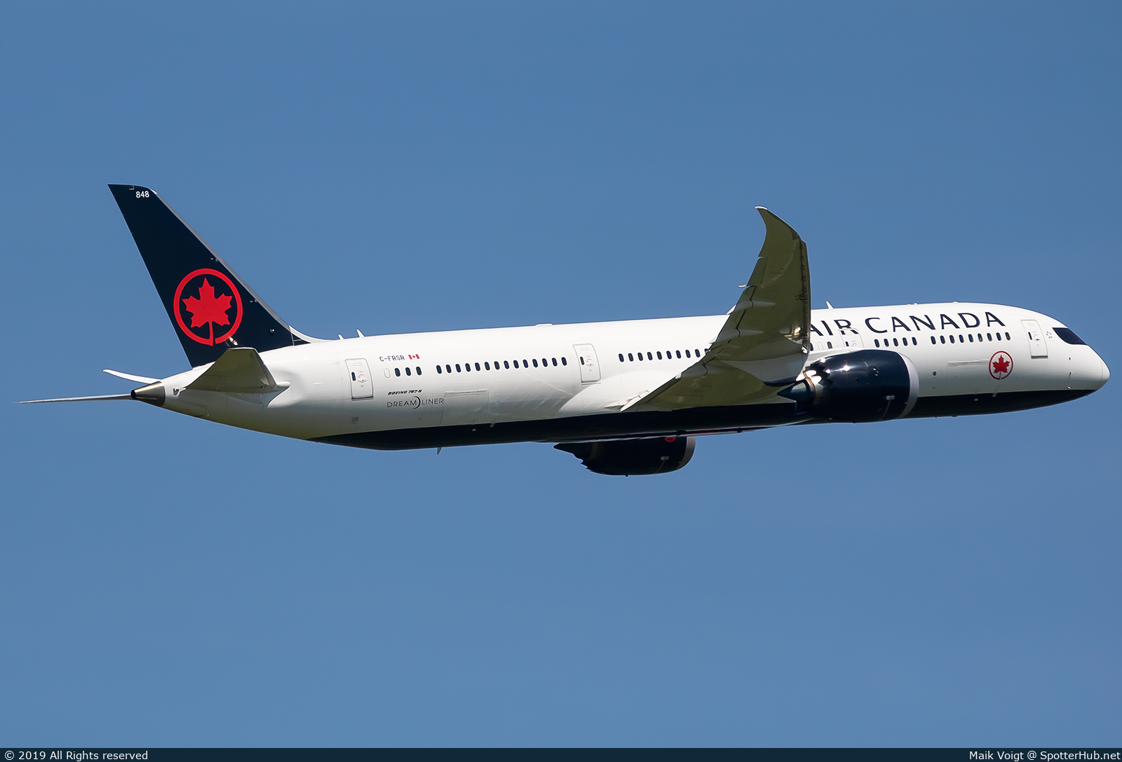 Photo of C-FRSR - Boeing 787-9 Dreamliner operated by Air Canada