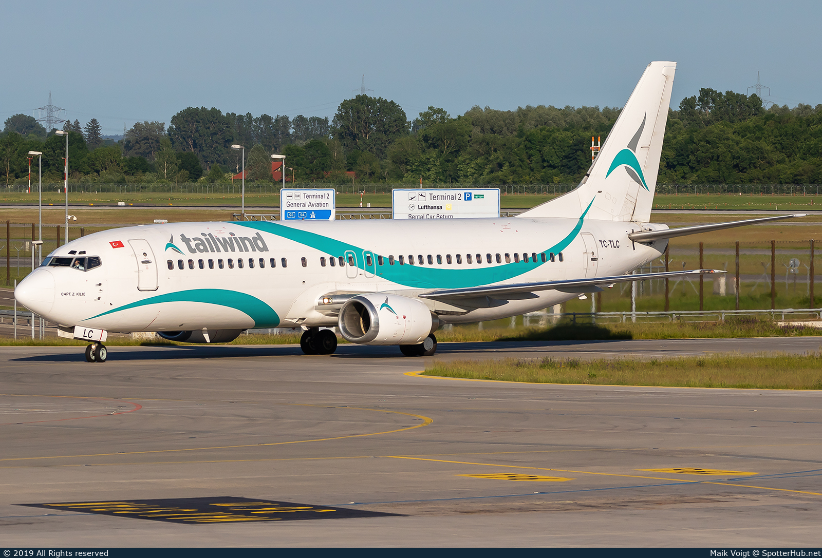 Photo of TC-TLC - Boeing 737-4Q8 operated by Tailwind Airlines