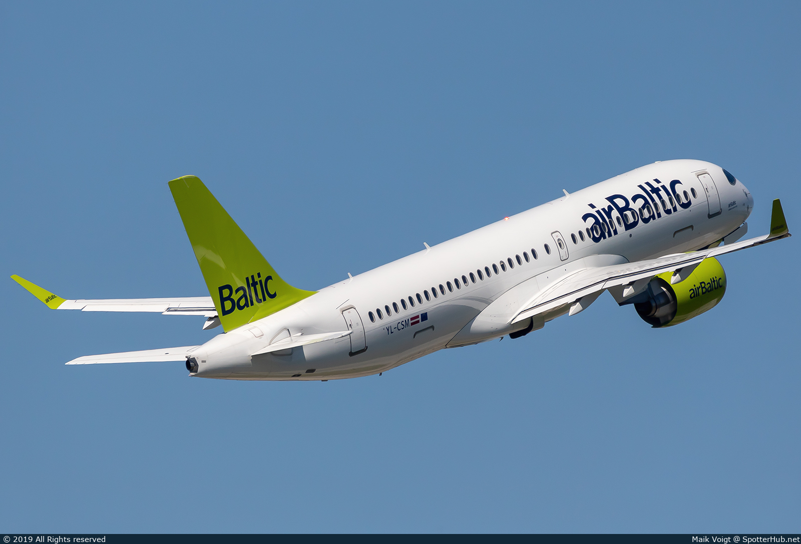 Photo of YL-CSM - Airbus A220-300 operated by airBaltic