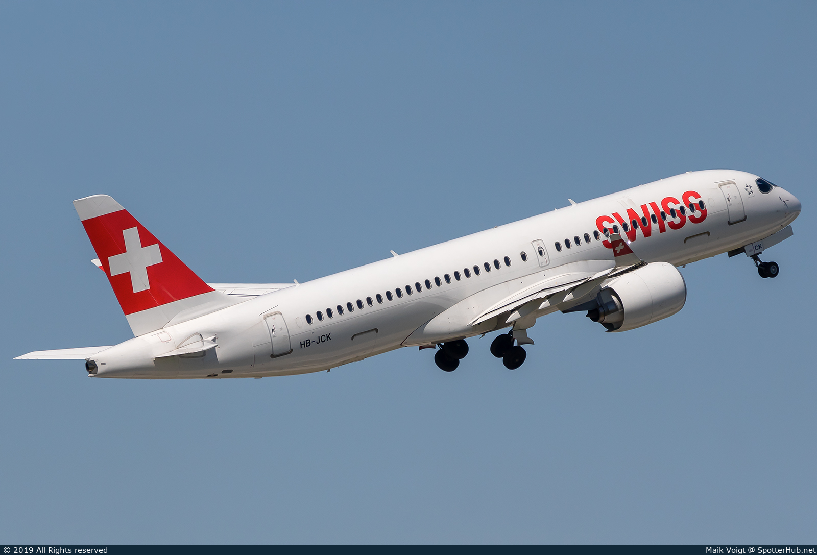 Photo of HB-JCK - Airbus A220-300 operated by Swiss International Air Lines