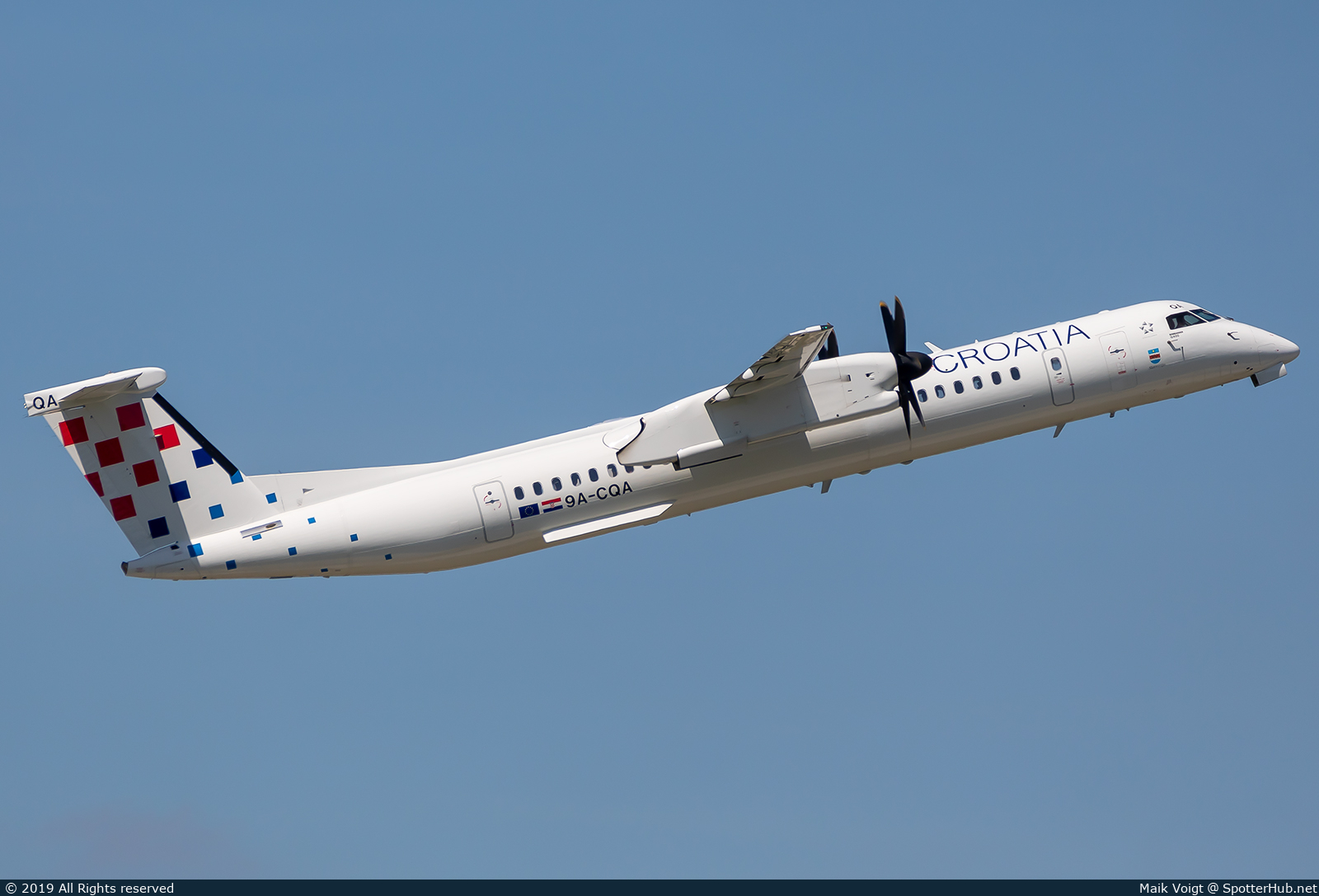 Photo of 9A-CQA - Bombardier DHC-8-402 Dash 8 Q400 operated by Croatia Airlines