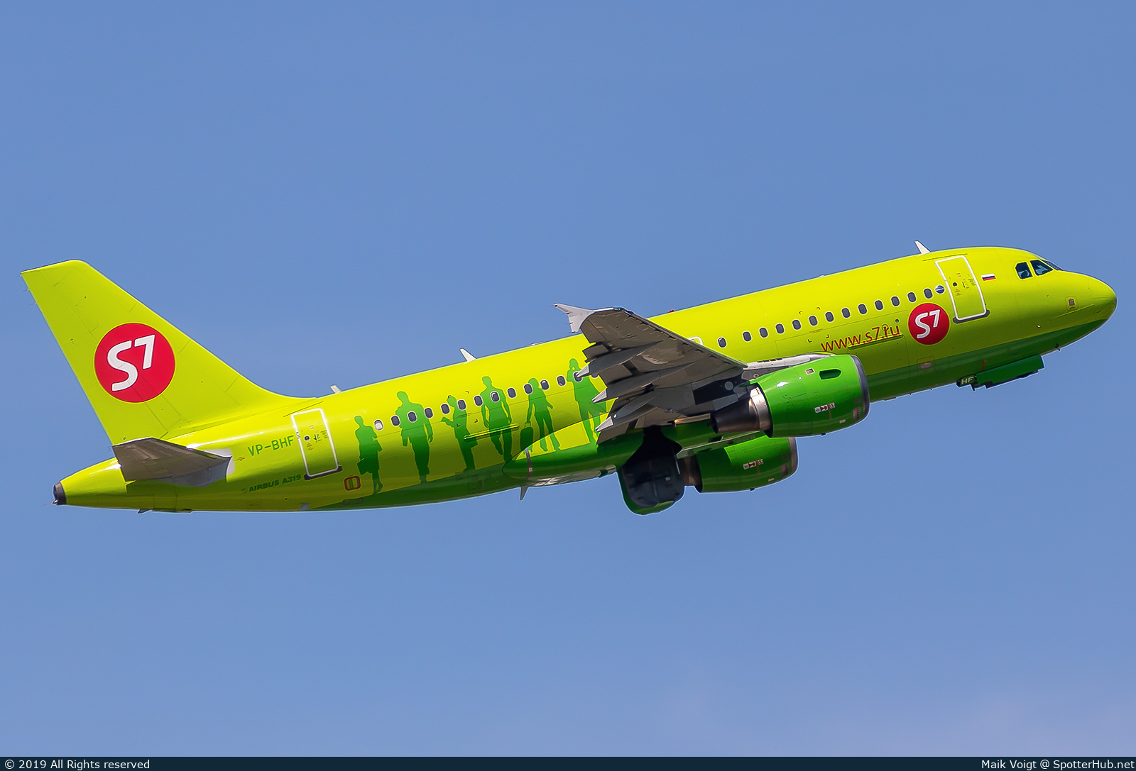 Photo of VP-BHF - Airbus A319-114 operated by S7 Airlines