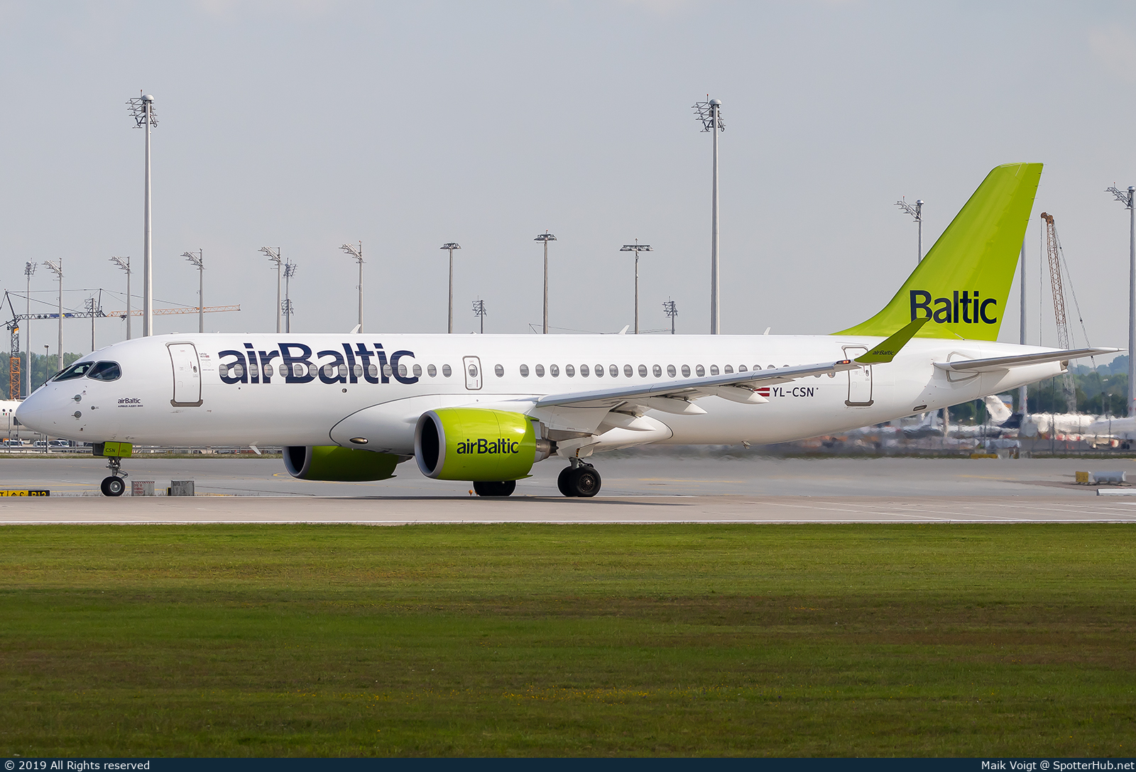 Photo of YL-CSN - Airbus A220-300 operated by airBaltic