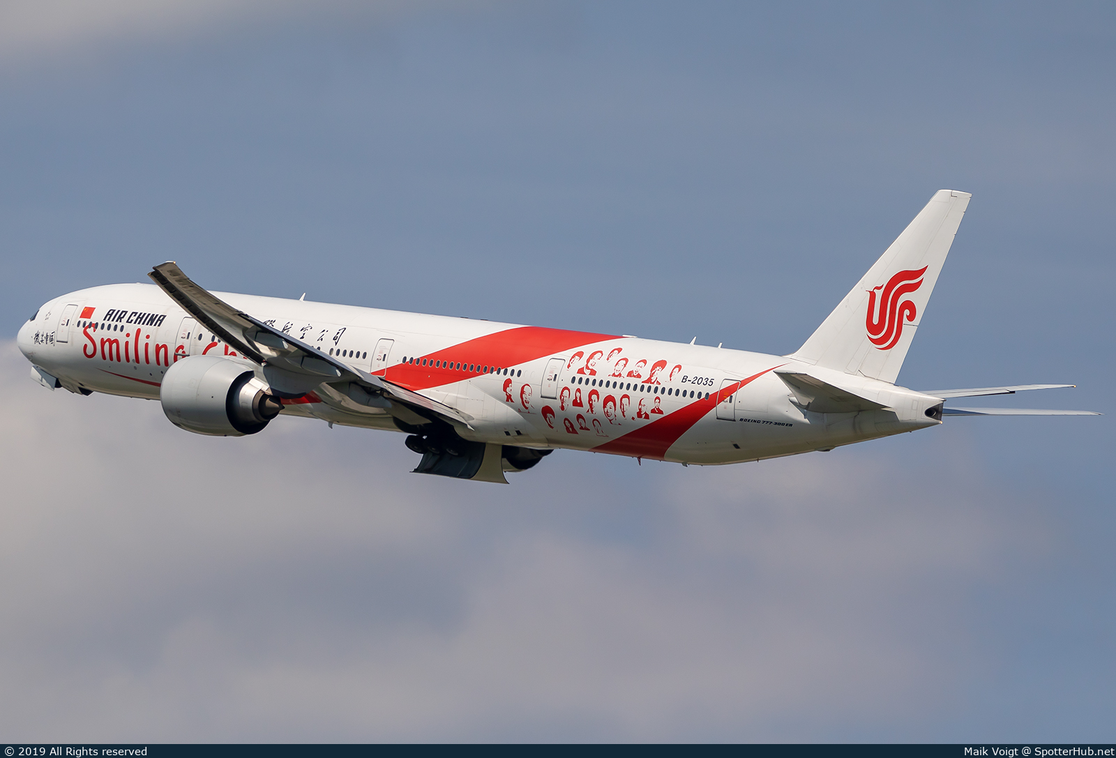 Photo of B-2035 - Boeing 777-39L(ER) operated by Air China