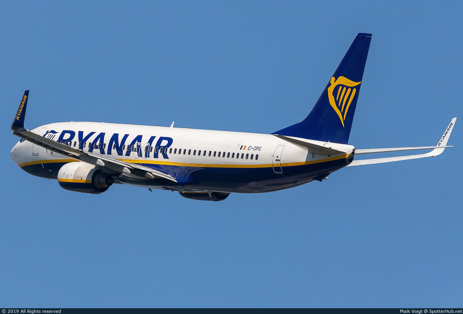 Photo of EI-DPG - Boeing 737-8AS operated by Ryanair