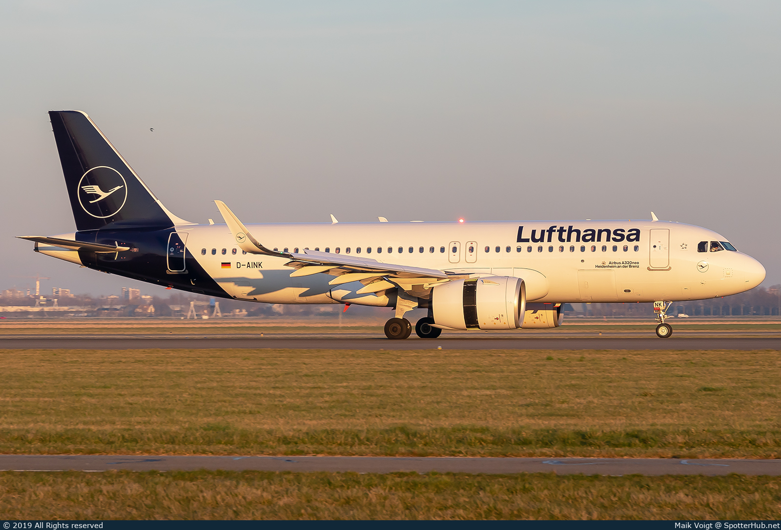 Photo of D-AINK - Airbus A320-271N operated by Lufthansa
