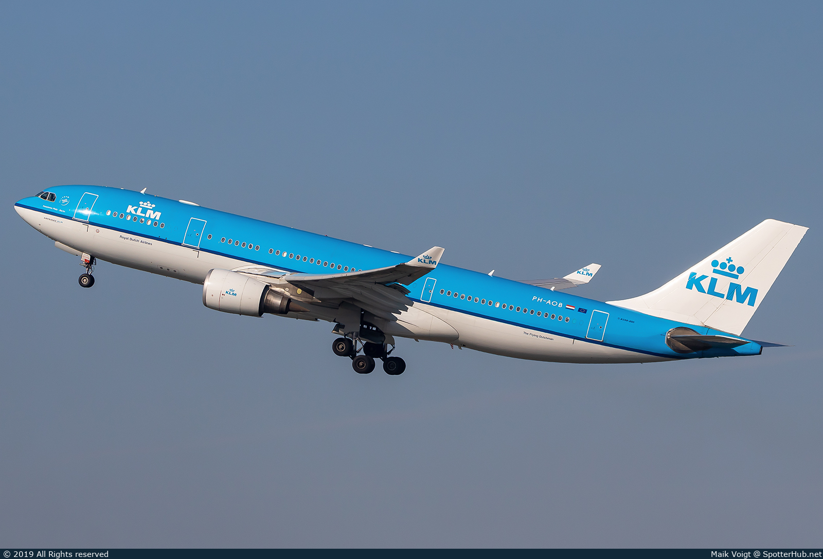 Photo of PH-AOB - Airbus A330-203 operated by KLM Royal Dutch Airlines