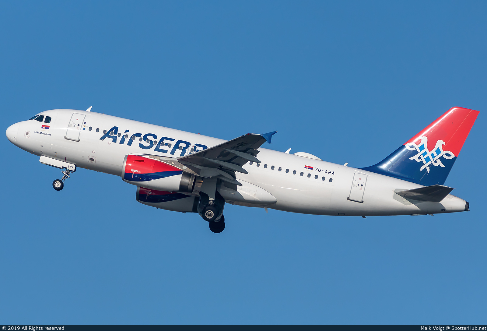 Photo of YU-APA - Airbus A319-132 operated by Air Serbia