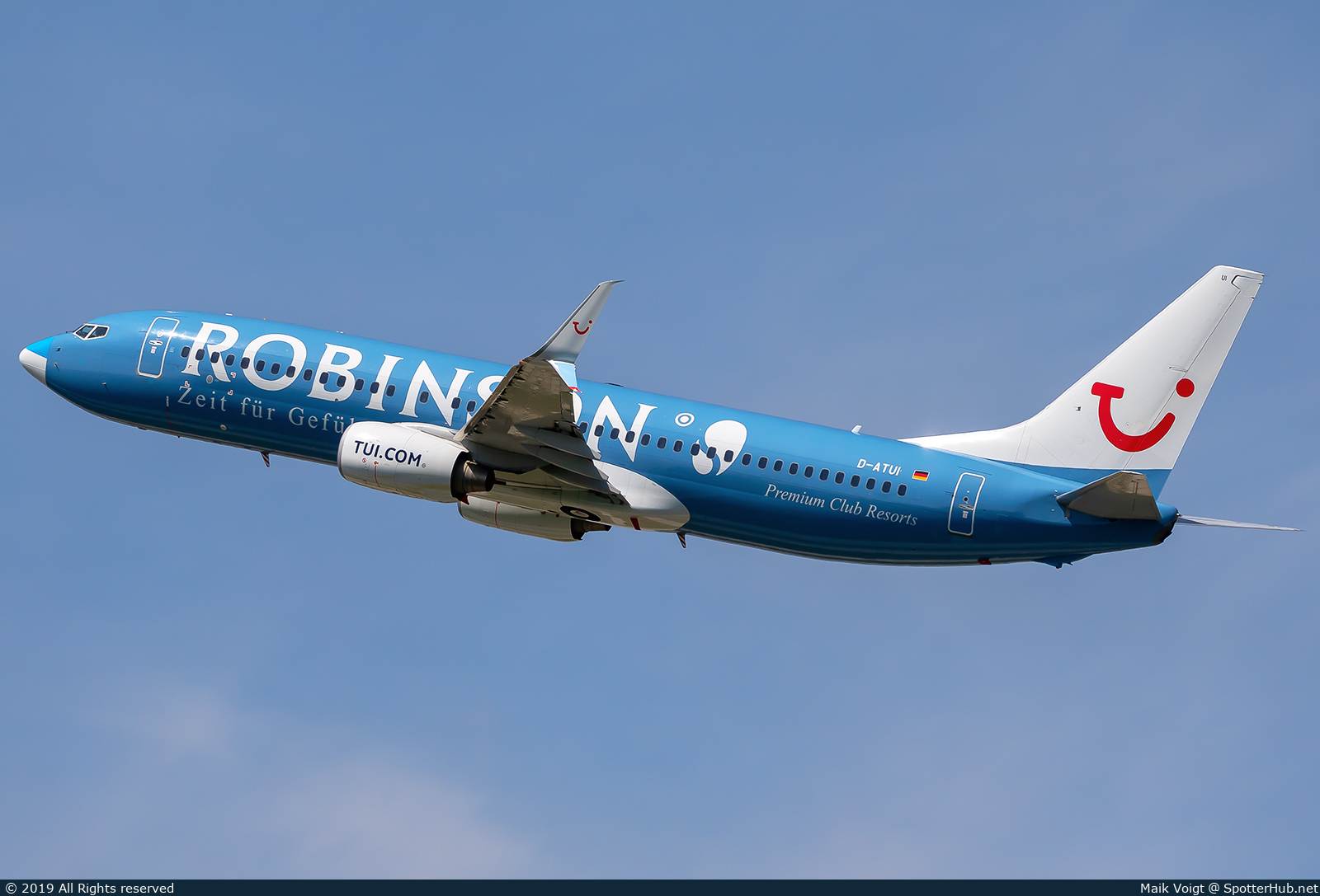 Photo of D-ATUI - Boeing 737-8K5 operated by TUIfly