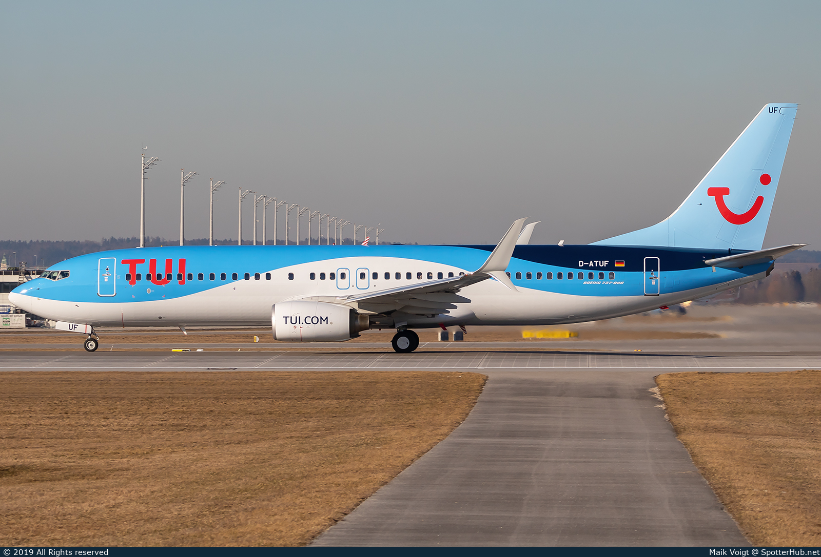 Photo of D-ATUF - Boeing 737-8K5 operated by TUIfly