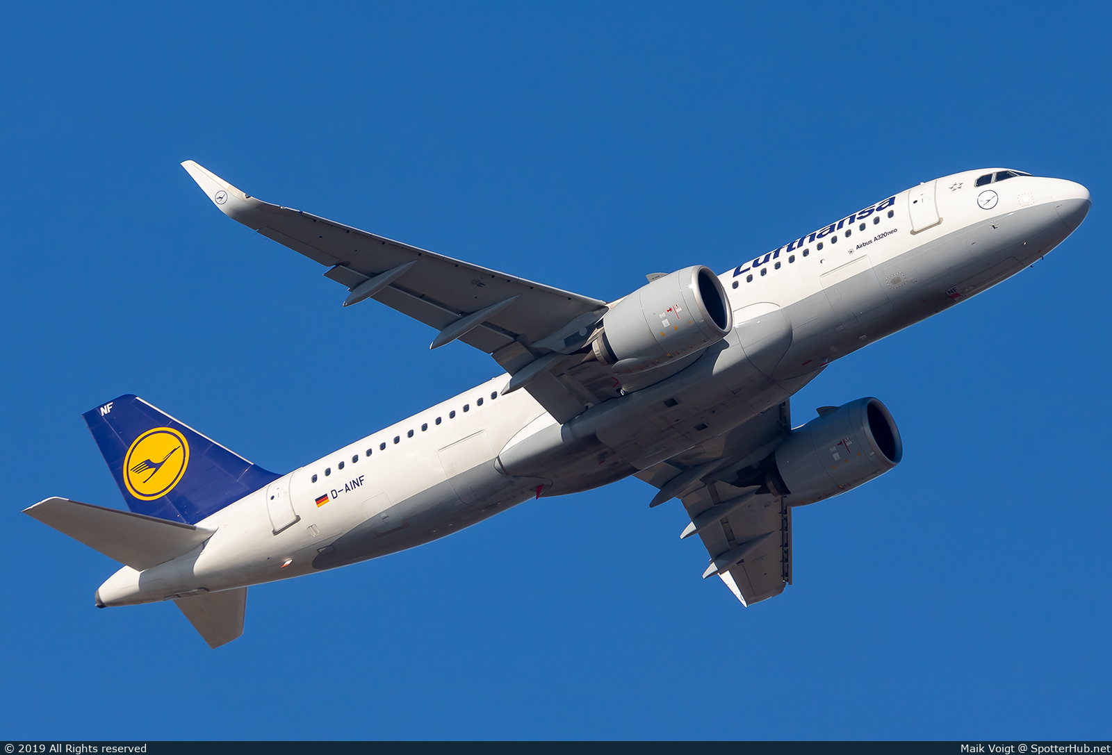 Photo of D-AINF - Airbus A320-271N operated by Lufthansa
