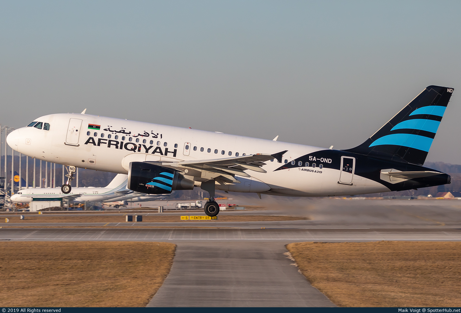 Photo of 5A-OND - Airbus A319-111 operated by Afriqiyah Airways