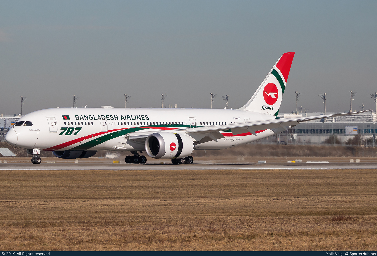 Photo of S2-AJT - Boeing 787-8 Dreamliner operated by Biman Bangladesh Airlines