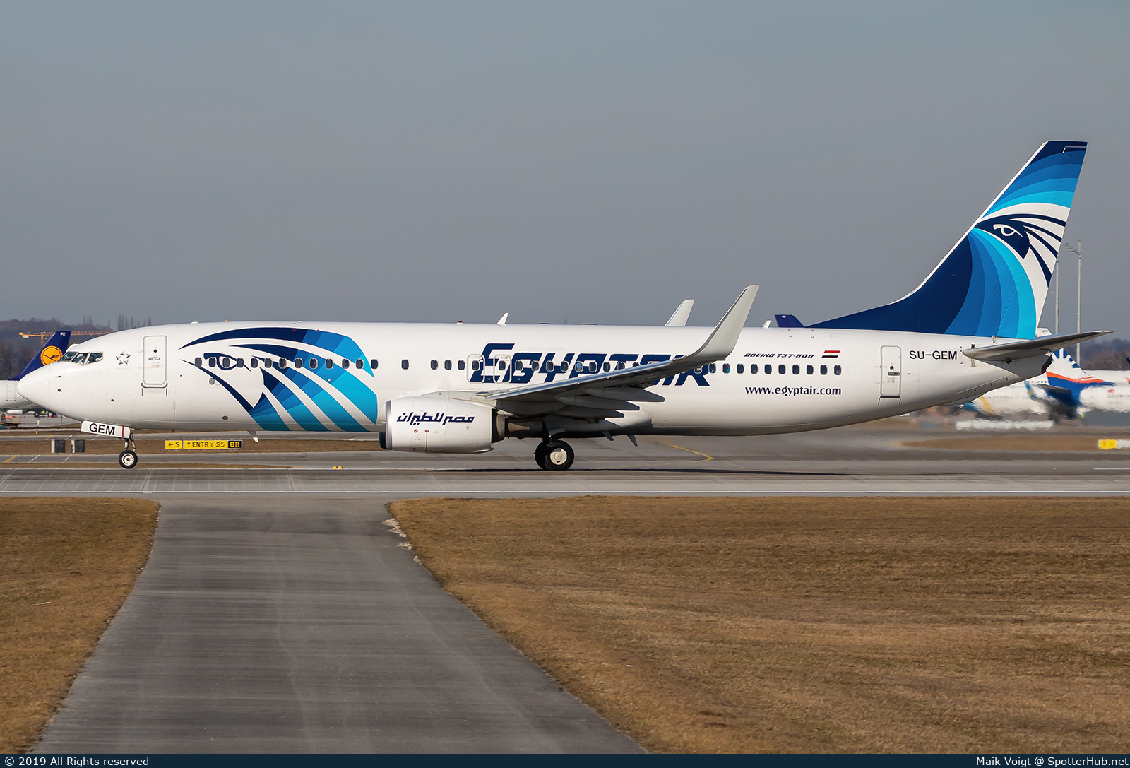 Photo of SU-GEM - Boeing 737-866 operated by Egyptair