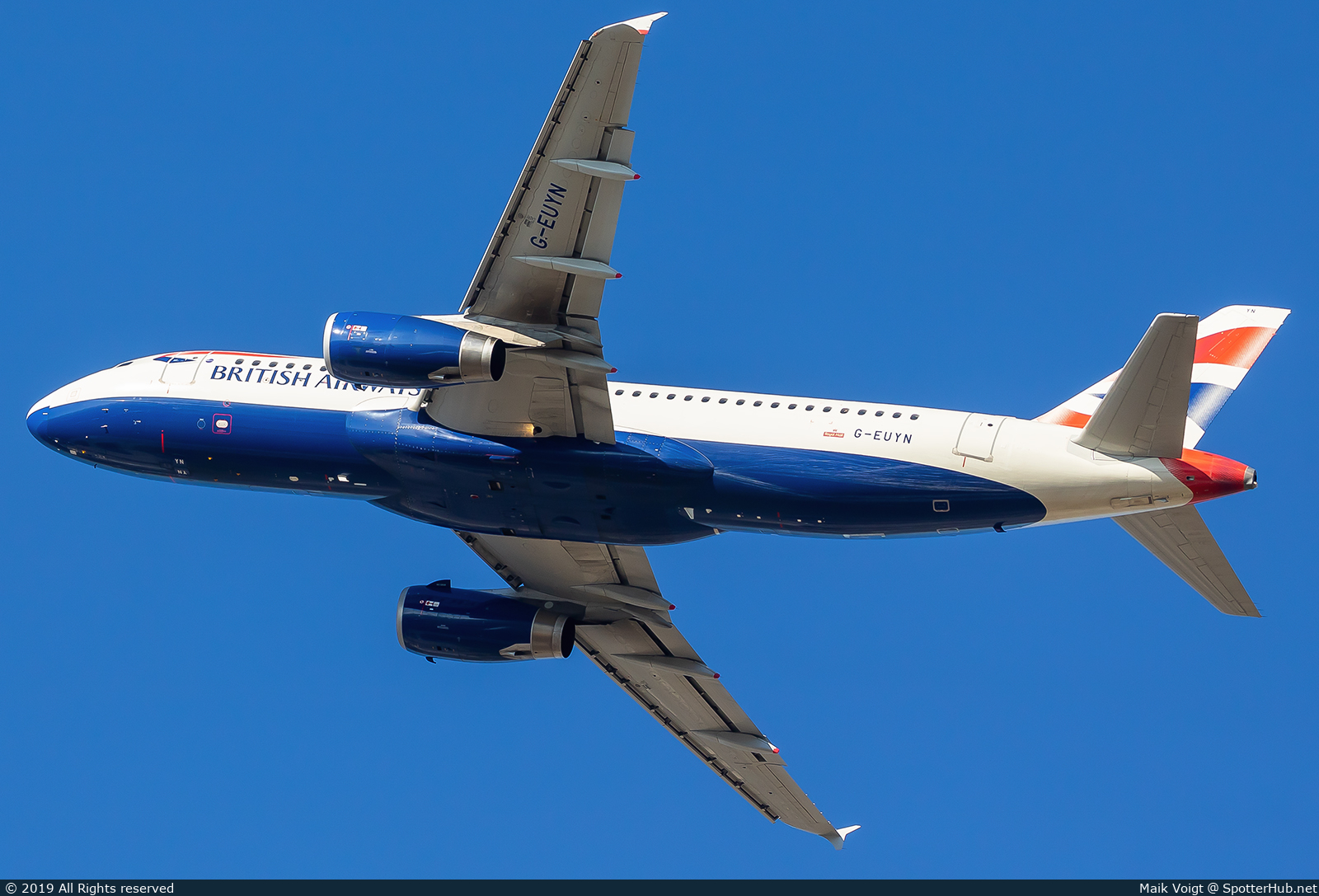 Photo of G-EUYN - Airbus A320-232 operated by British Airways