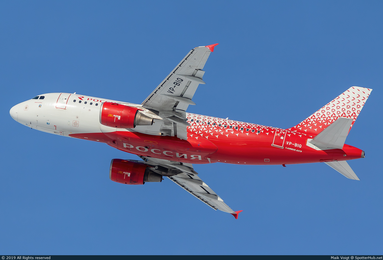 Photo of VP-BIQ - Airbus A319-111 operated by Rossiya Airlines