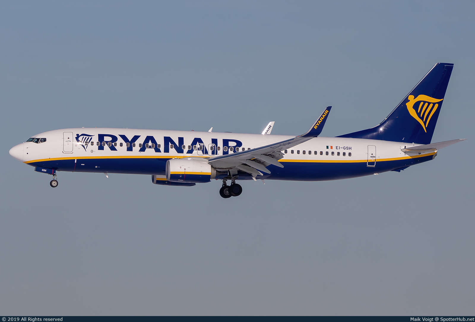 Photo of EI-GSH - Boeing 737-8AS operated by Ryanair