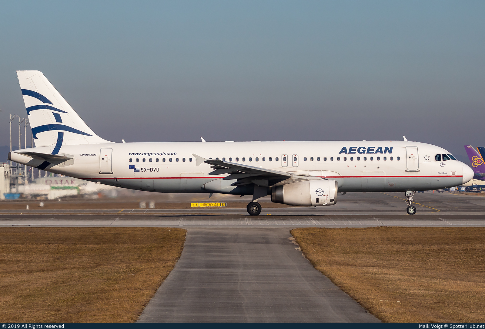 Photo of SX-DVU - Airbus A320-232 operated by Aegean Airlines