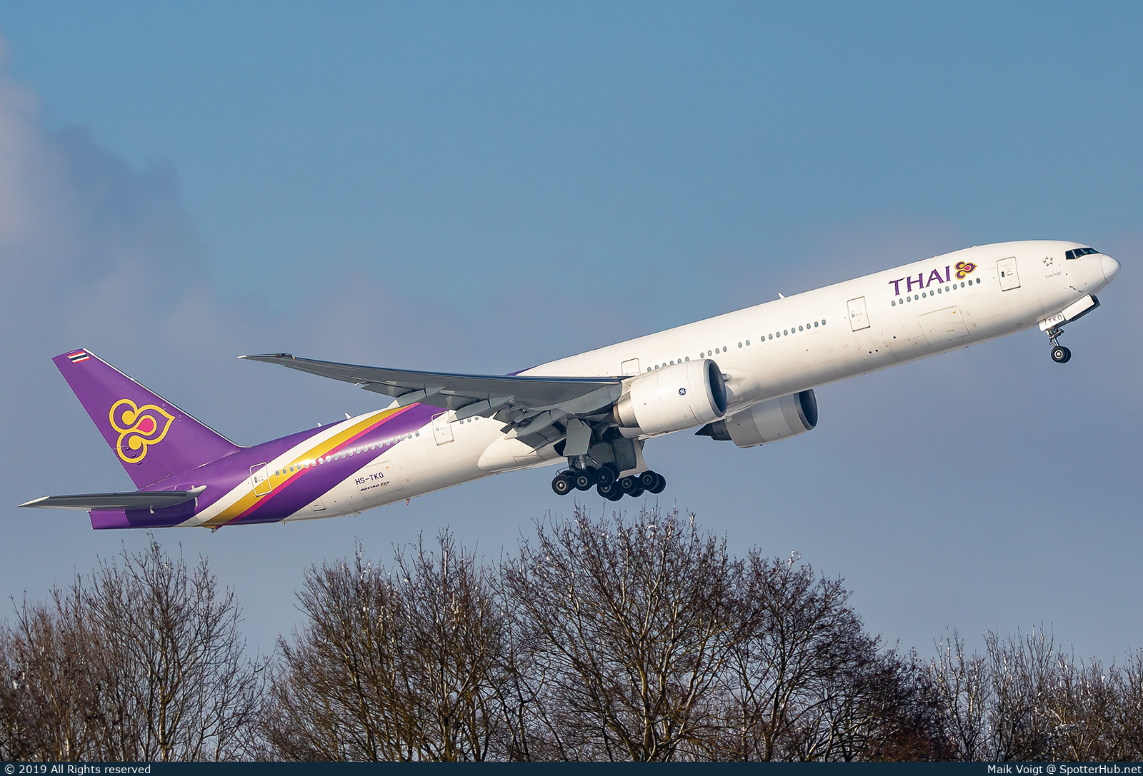 Photo of HS-TKO - Boeing 777-3AL(ER) operated by Thai Airways International