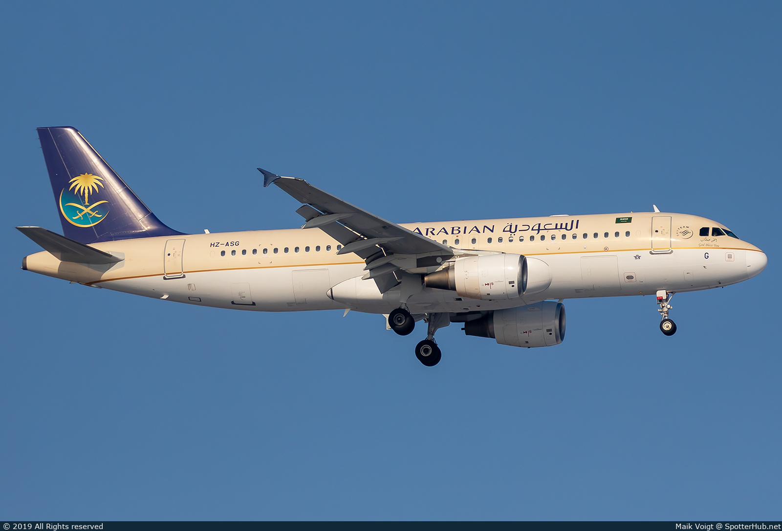 Photo of HZ-ASG - Airbus A320-214 operated by Saudi Arabian Airlines