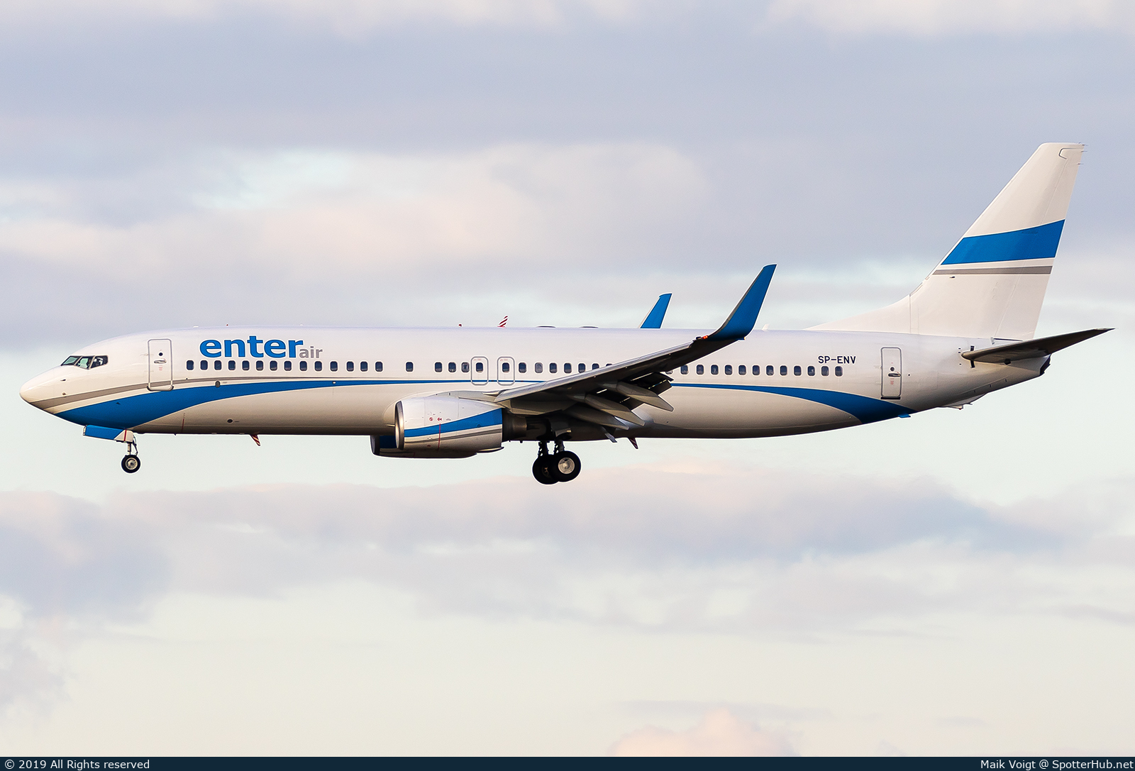 Photo of SP-ENV - Boeing 737-8BK operated by Enter Air