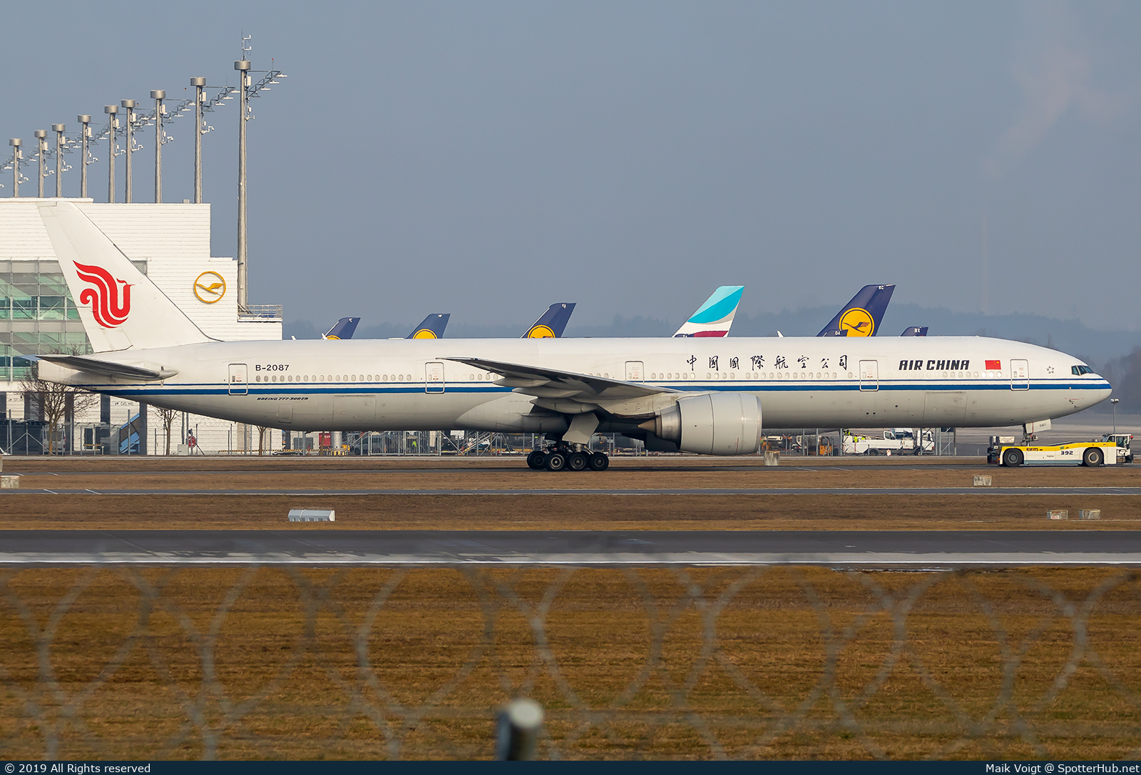 Photo of B-2087 - Boeing 777-39L(ER) operated by Air China