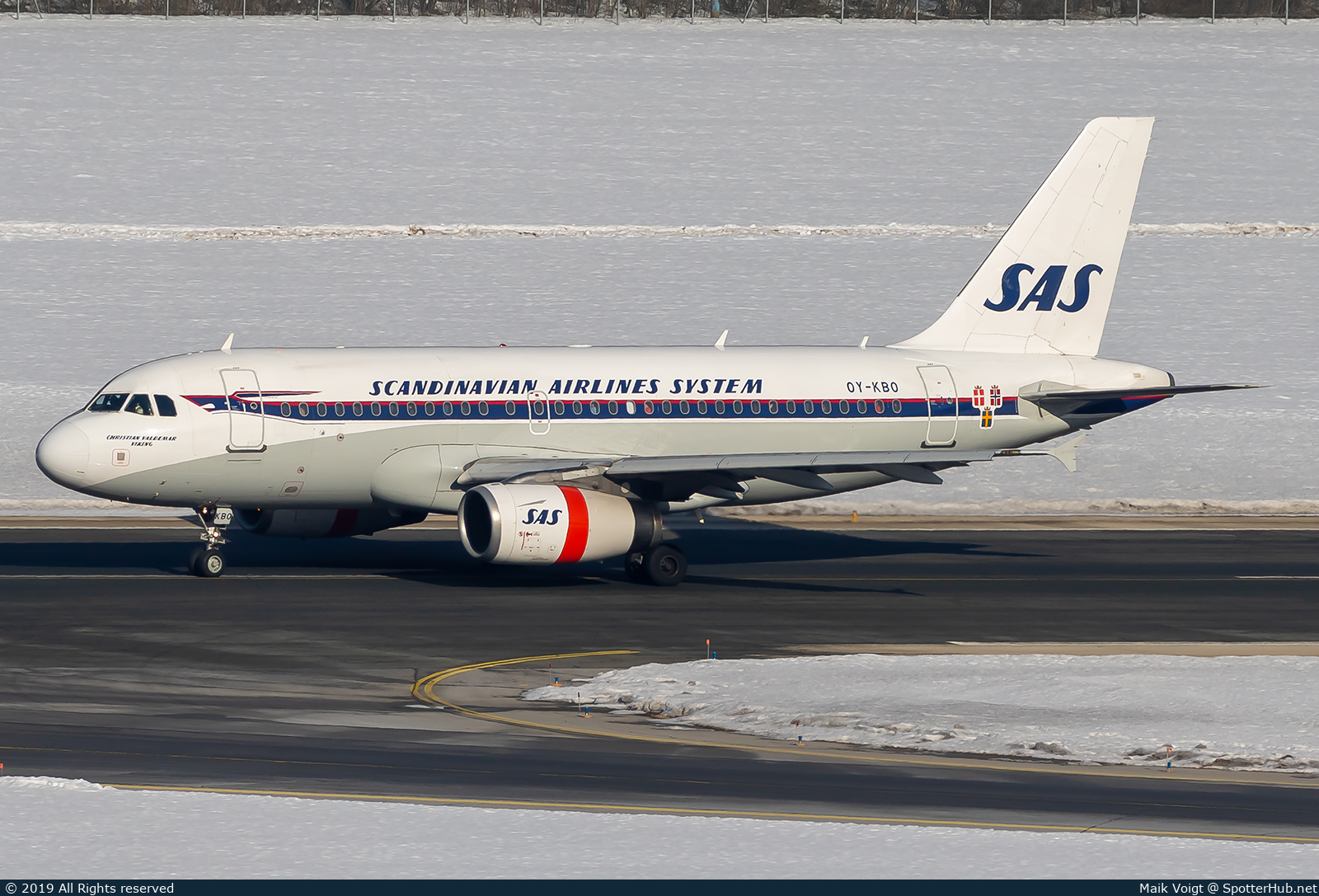 Photo of OY-KBO - Airbus A319-132 operated by SAS Scandinavian Airlines