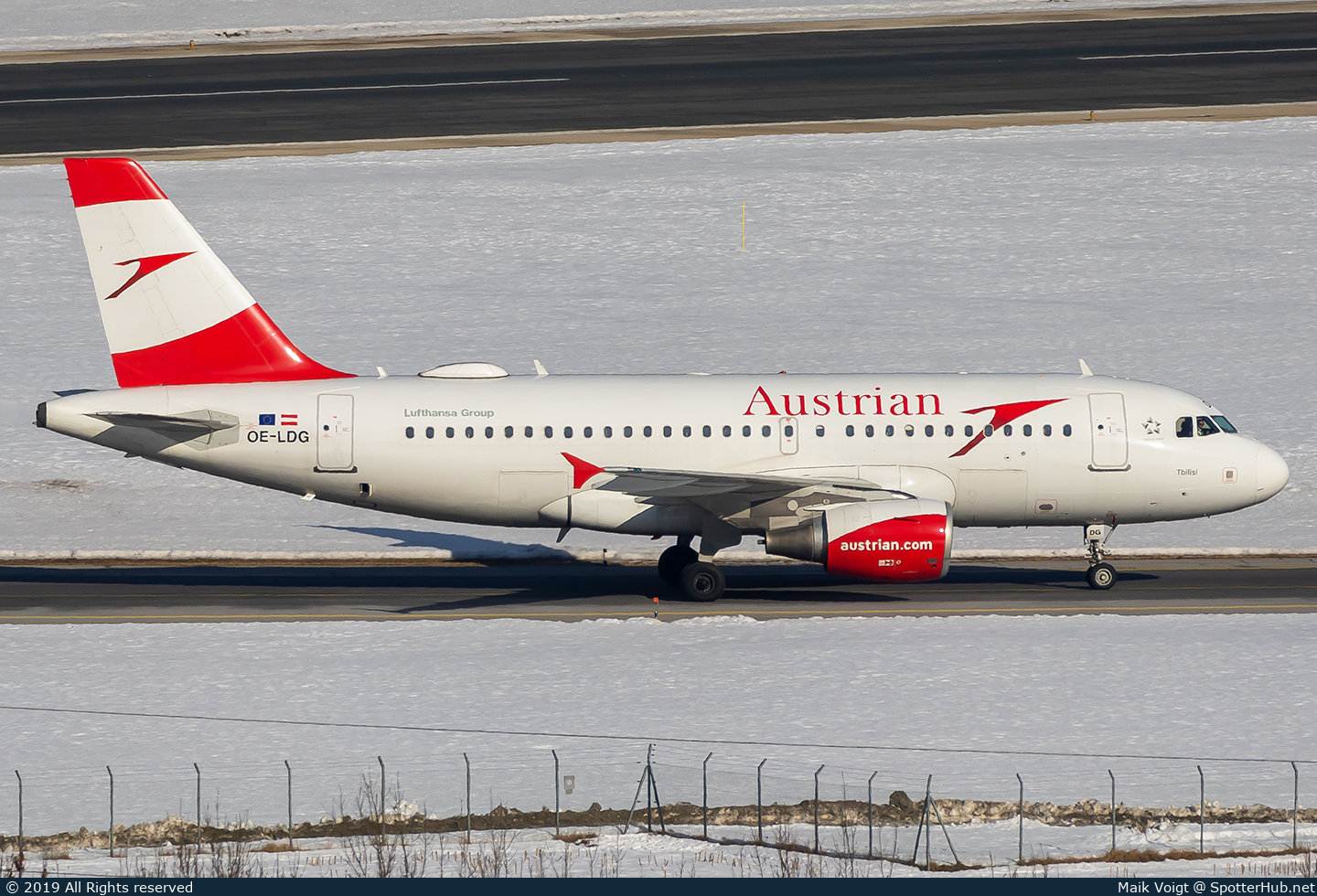 Photo of OE-LDG - Airbus A319-112 operated by Austrian Airlines