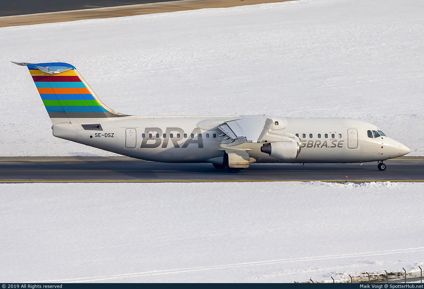 Photo of SE-DSZ - British Aerospace Avro RJ100 operated by Braathens Regional Airways