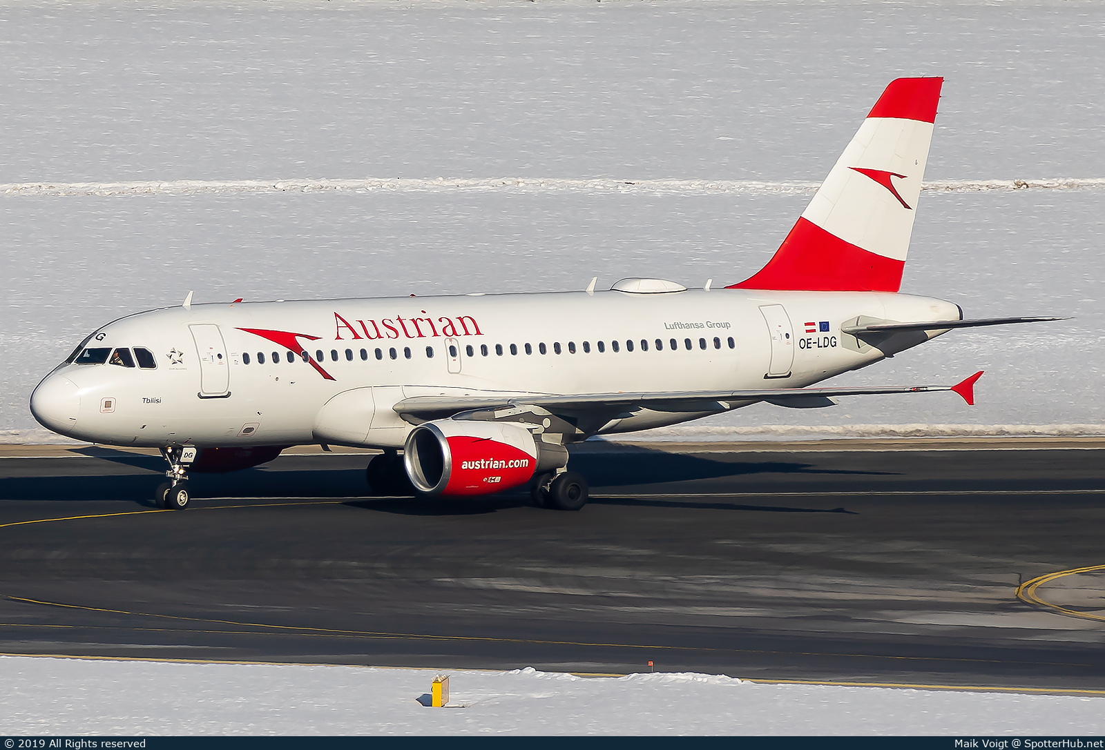 Photo of OE-LDG - Airbus A319-112 operated by Austrian Airlines