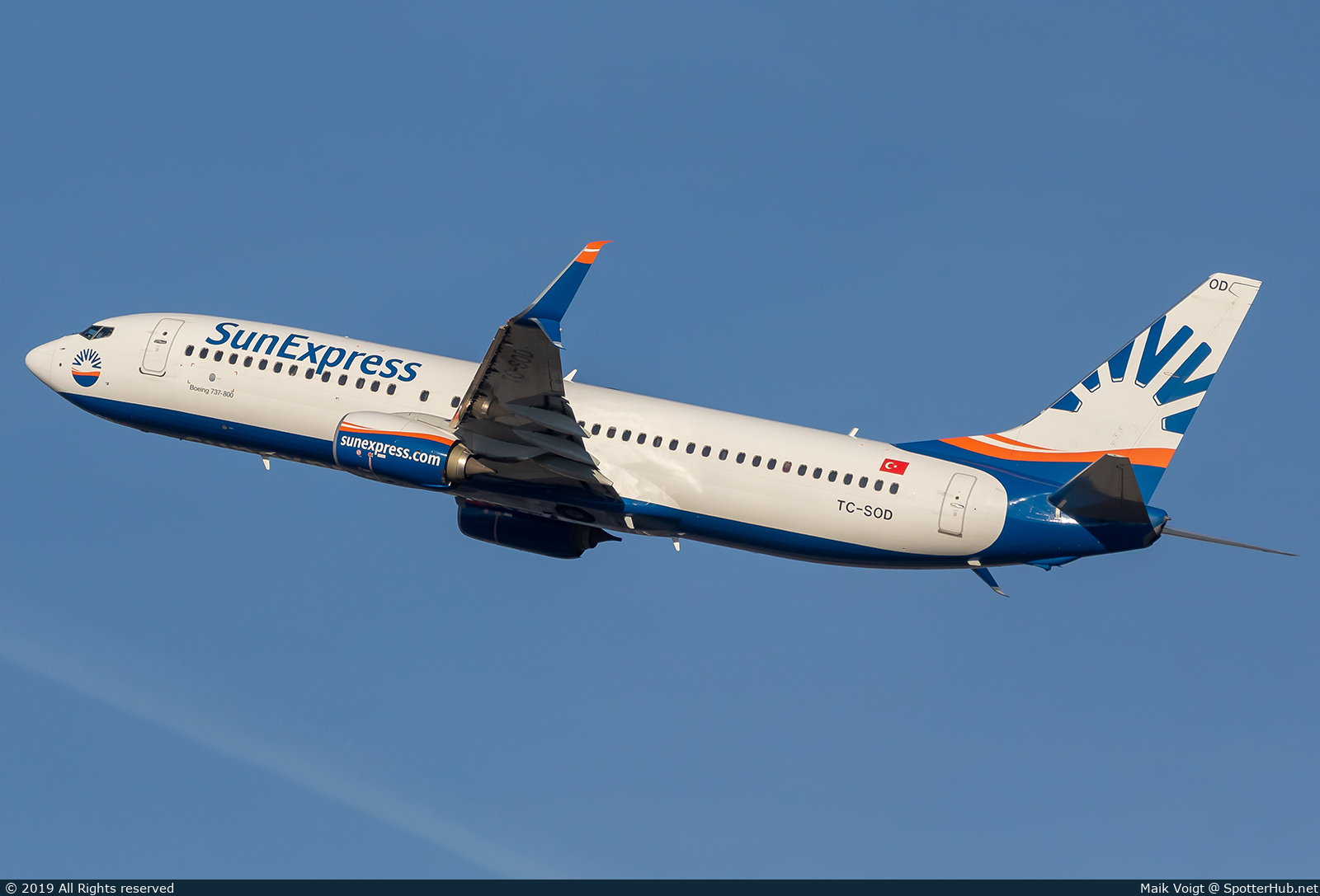 Photo of TC-SOD - Boeing 737-8HC operated by SunExpress