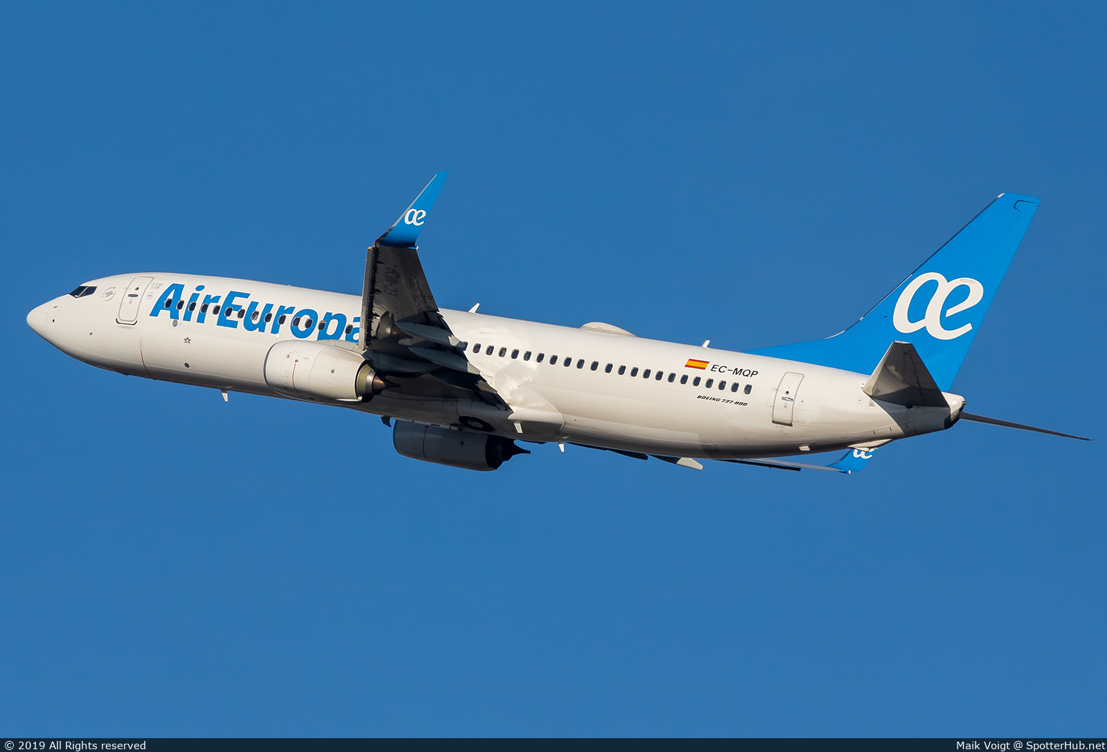 Photo of EC-MQP - Boeing 737-85P operated by Air Europa