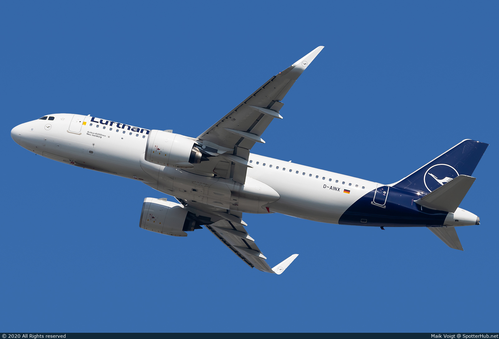 Photo of D-AINX - Airbus A320-271N operated by Lufthansa
