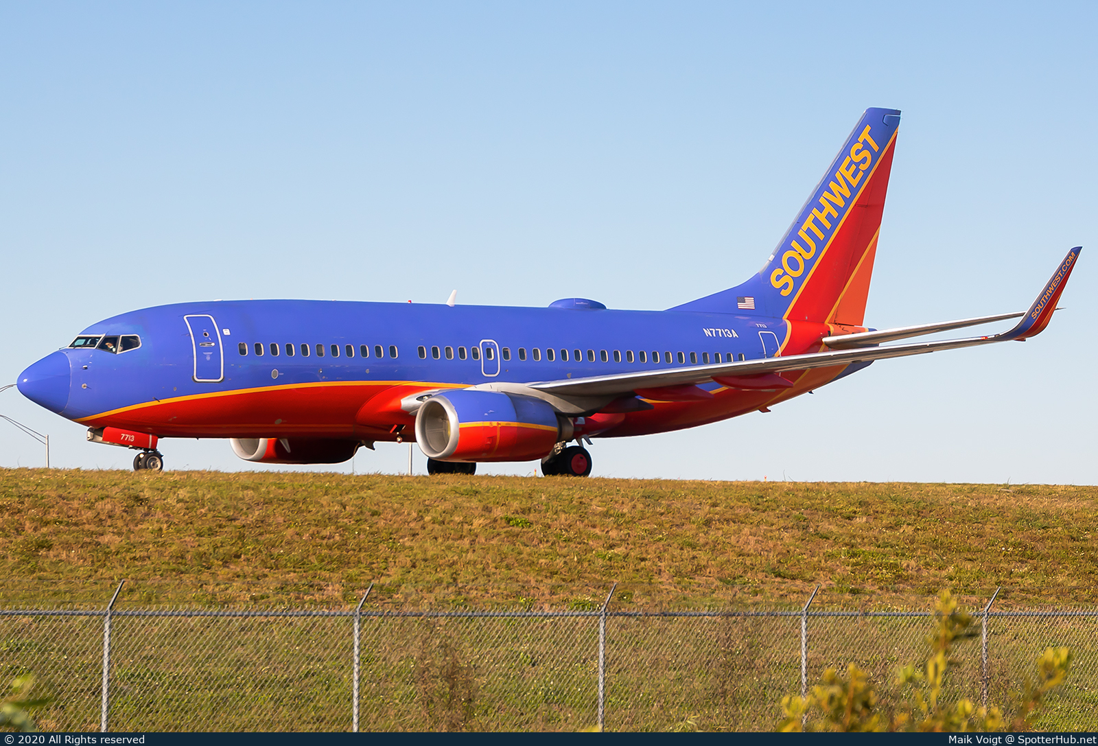 Photo of N7713A - Boeing 737-7BD operated by Southwest Airlines